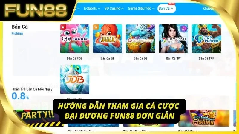 Quy trình giúp tân thủ tham gia bắn cá đại dương