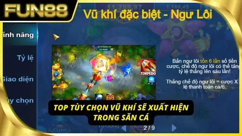 Bật mí kho vũ khí đang xuất hiện ở săn cá