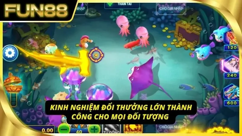 Màn hình thống kê xu thường sau khi hoàn thành phiên săn cá
