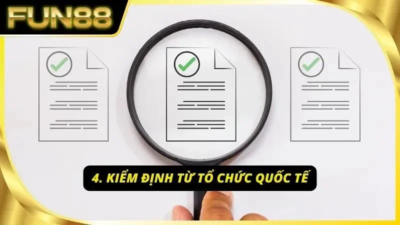 Giấy phép được cấp đầy đủ từ các tổ chức uy tín