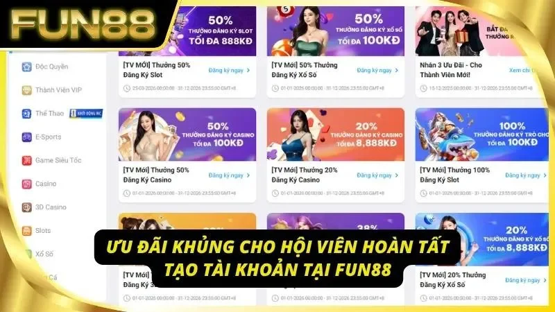 Quà chào mừng hiển thị rõ trong khu vực ưu đãi cá nhân