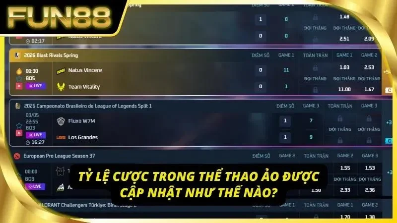 Quy định về cập nhật tỷ lệ tiền thưởng