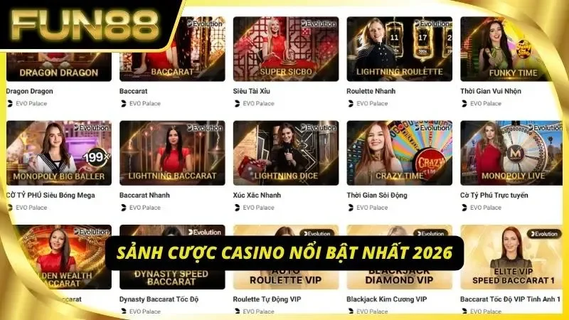 Tổng hợp top 3 siêu phẩm casino đình đám