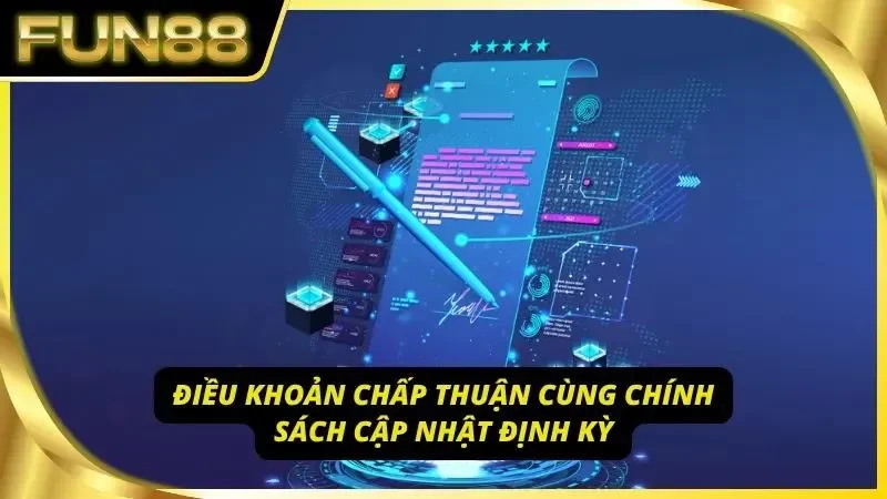 Việc tiếp tục sử dụng đồng nghĩa chấp nhận điều khoản hiện hành